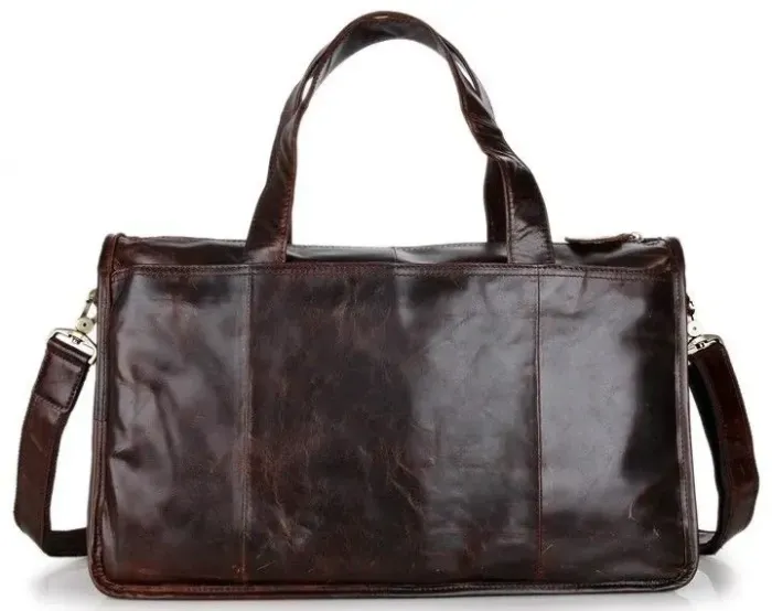 Сумка чоловіча Vintage 14243 шкіряна Коричнева