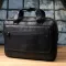 Місткий портфель для чоловіків з натуральної шкіри Vintage 23043 Чорний