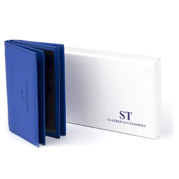 Візитниця-книжка ST Leather 19219 Синя