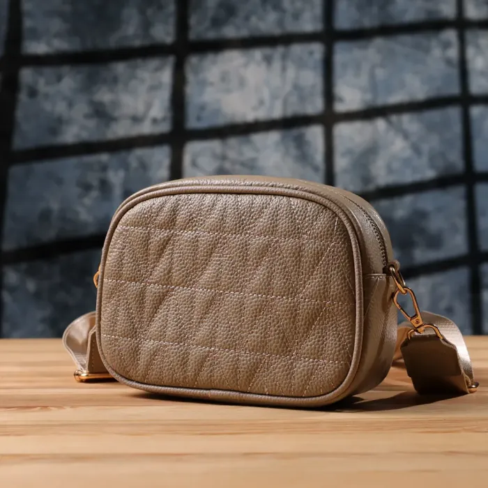 Жіноча сумка на кожен день з натуральної шкіри Vintage 22901 Бежевий