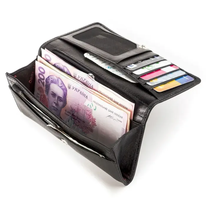 Кошелек женский KARYA 17001 кожаный Черный