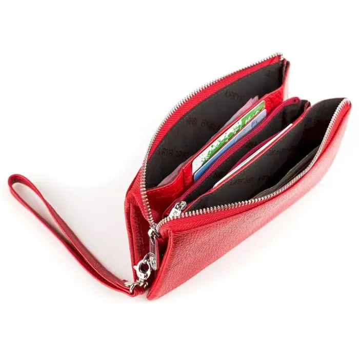 Гаманець жіночий KARYA 17007 шкіряний Червоний