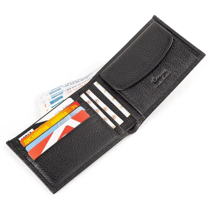 Портмоне чоловіче KARYA 17011 шкіра Чорне
