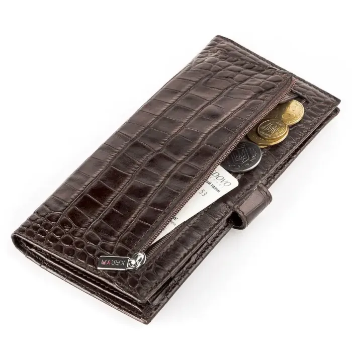 Портмоне мужское KARYA 17017 Коричневое