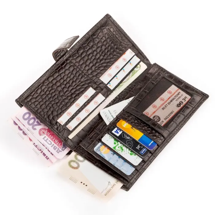 Портмоне мужское KARYA 17017 Коричневое