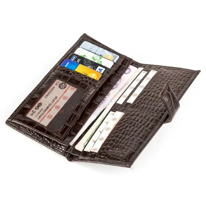 Портмоне мужское KARYA 17017 Коричневое