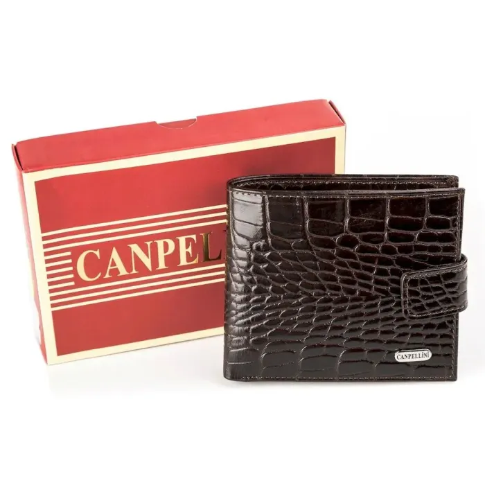 Кошелек мужской CANPELLINI 17033 кожаный Коричневый