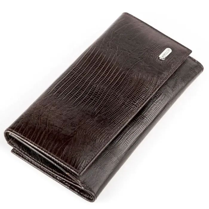 Гаманець жіночий CANPELLINI 17042 шкіряний Коричневий