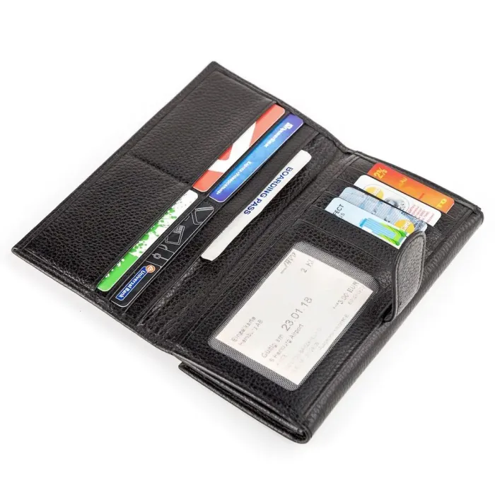 Гаманець жіночий CANPELLINI 17044 шкіряний Чорний