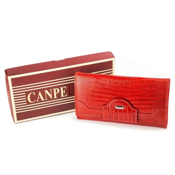 Гаманець жіночий CANPELLINI 17045 шкіряний Червоний
