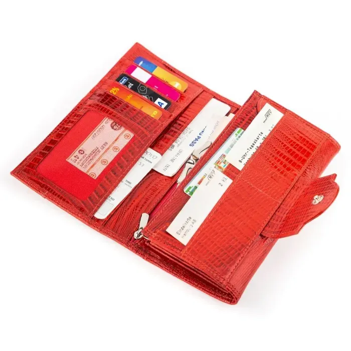 Гаманець жіночий CANPELLINI 17045 шкіряний Червоний