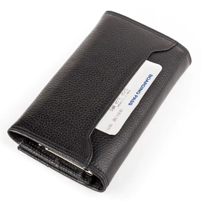 Гаманець жіночий CANPELLINI 17047 шкіряний Чорний