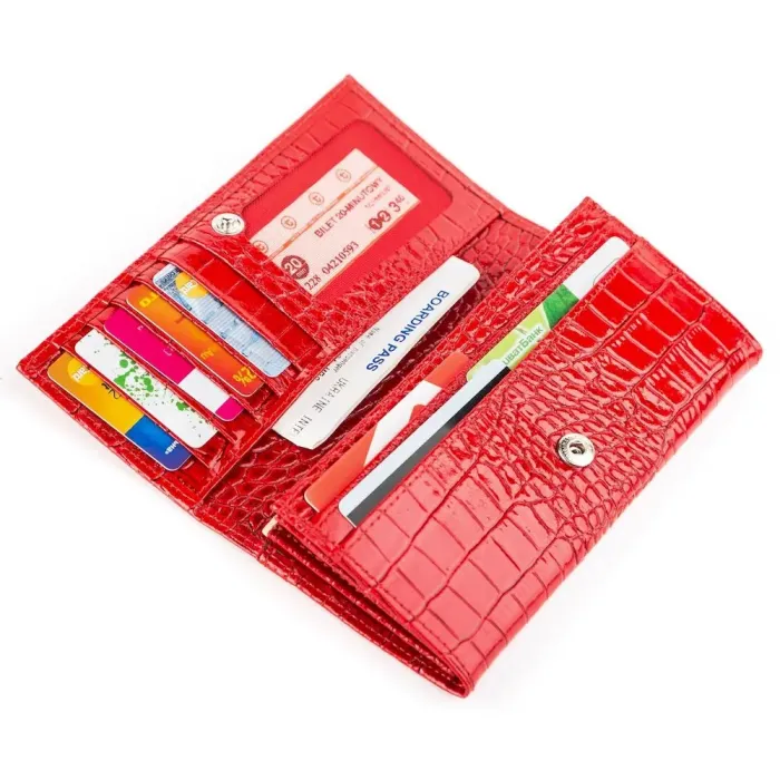 Гаманець жіночий CANPELLINI 17048 шкіряний Червоний