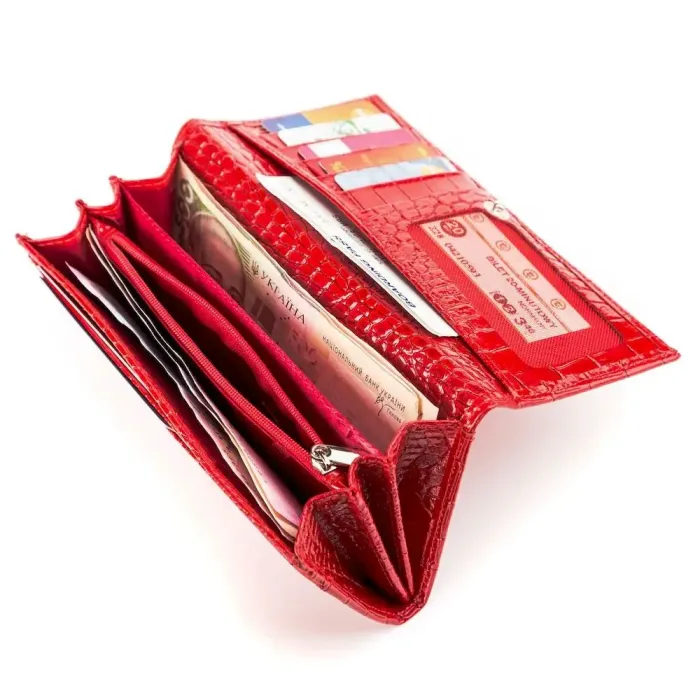 Гаманець жіночий CANPELLINI 17048 шкіряний Червоний