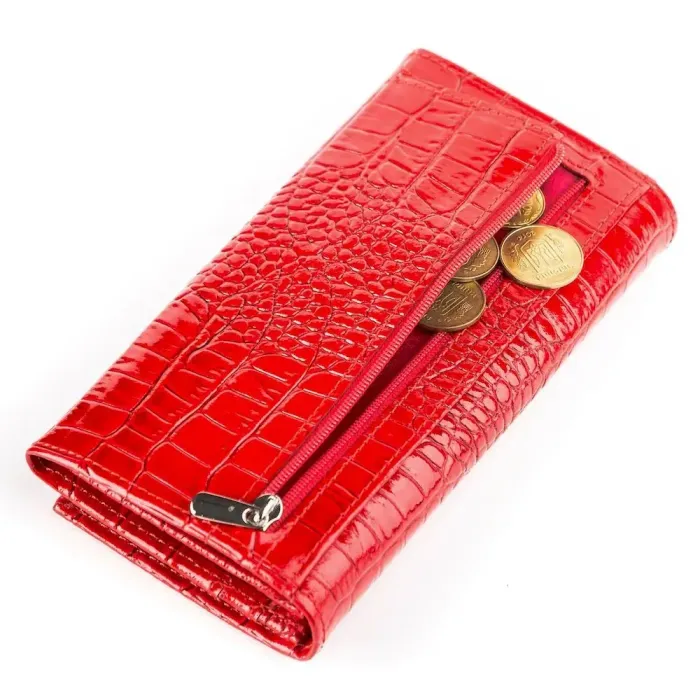 Гаманець жіночий CANPELLINI 17048 шкіряний Червоний