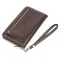 Гаманець-клатч чоловічий KARYA 17068 шкіряний Коричневий