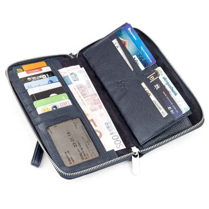 Гаманець-клатч чоловічий KARYA 17069 синій