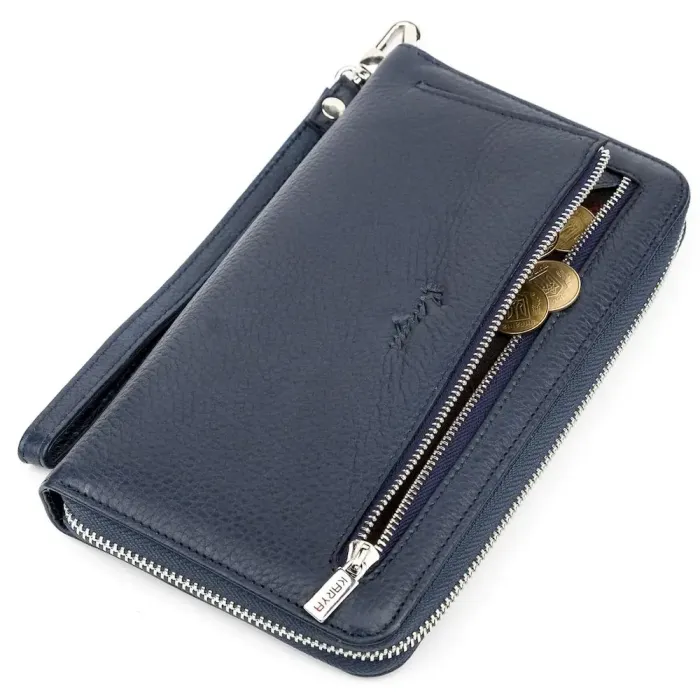 Гаманець-клатч чоловічий KARYA 17069 синій