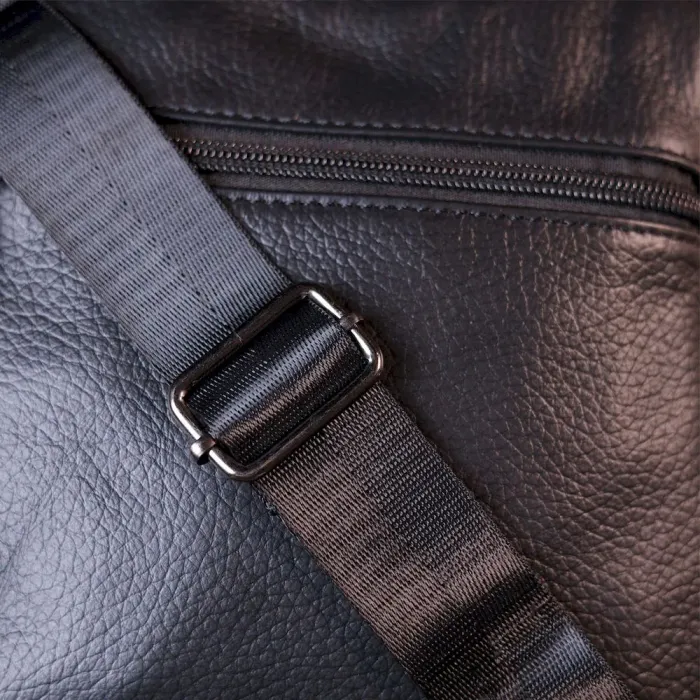 Сумка чоловіча Vintage 20678 шкіряна Чорний