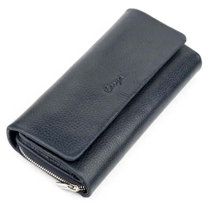 Гаманець-клатч KARYA 17076 шкіряний Синій