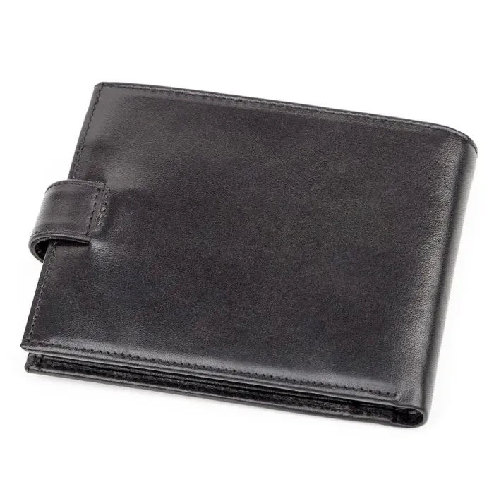 Портмоне чоловіче KARYA 17094 шкіряне Чорне