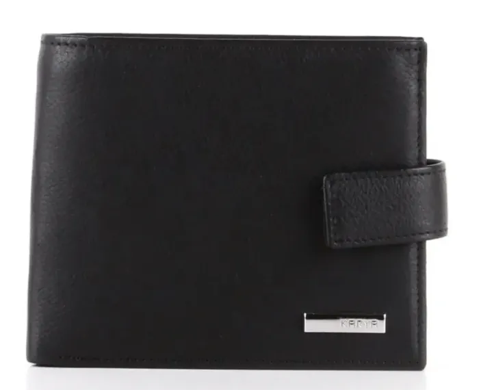 Портмоне мужское KARYA 17105 кожаное Черное