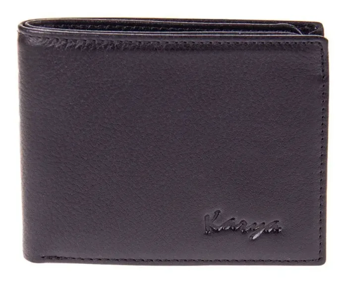 Портмоне мужское KARYA 17109 кожаное Черное