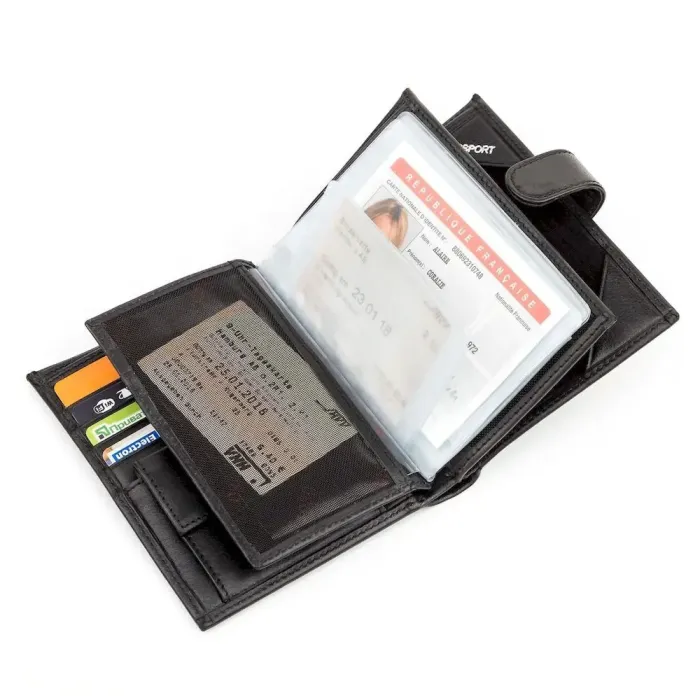 Гаманець чоловічий KARYA 17114 шкіряний Чорний