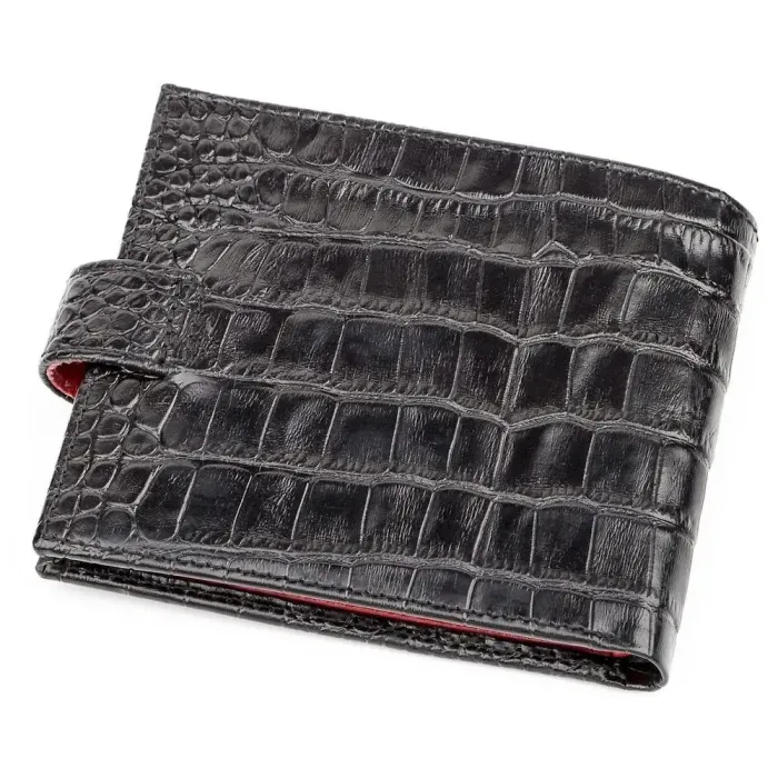 Портмоне вертикальне KARYA 17121 шкіра Чорне