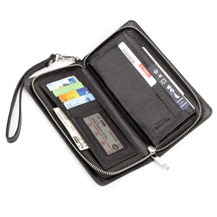 Клатч чоловічий KARYA 17141 шкіра Чорний