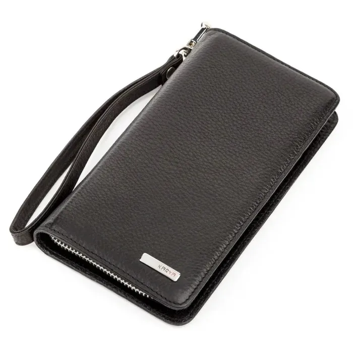 Клатч чоловічий KARYA 17141 шкіра Чорний