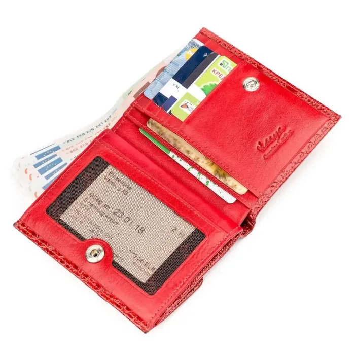 Гаманець жіночий KARYA 17145 шкіряний Червоний