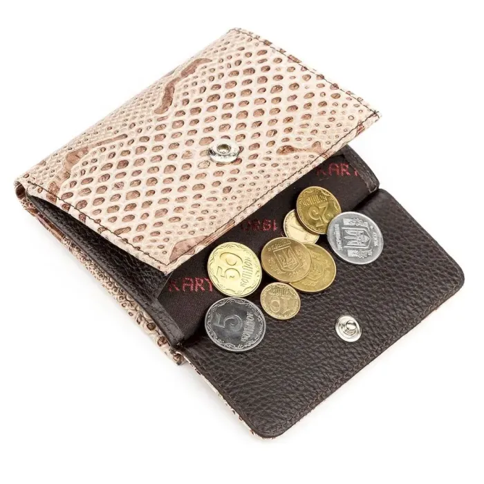 Гаманець жіночий KARYA 17146 шкіряний Бежевий