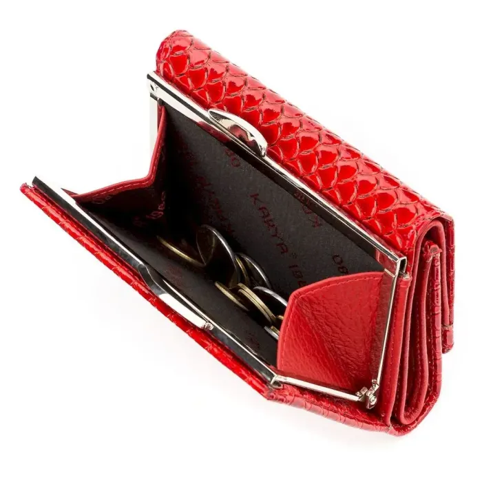 Гаманець жіночий KARYA 17159 шкіряний Червоний