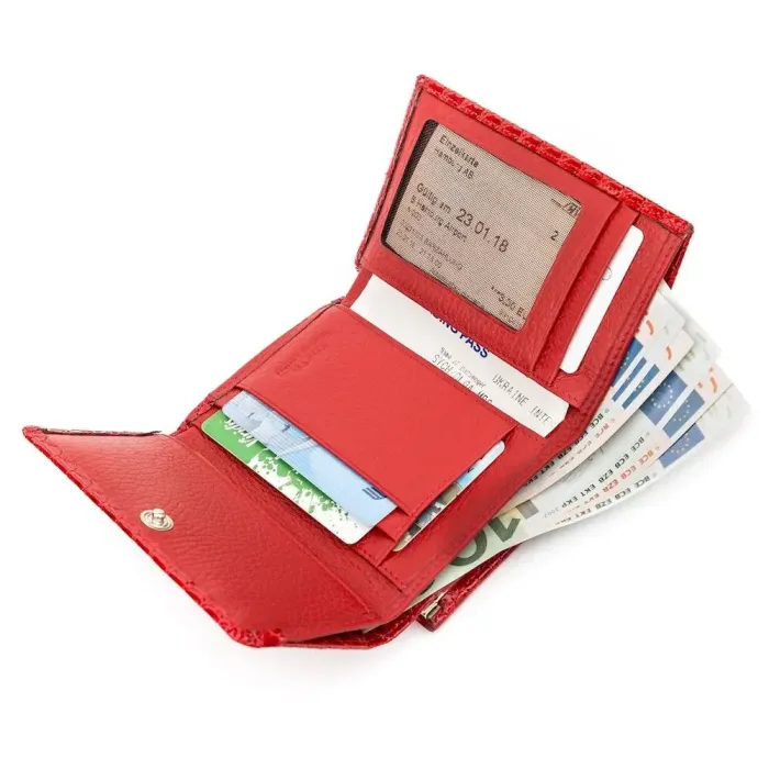 Гаманець жіночий KARYA 17159 шкіряний Червоний