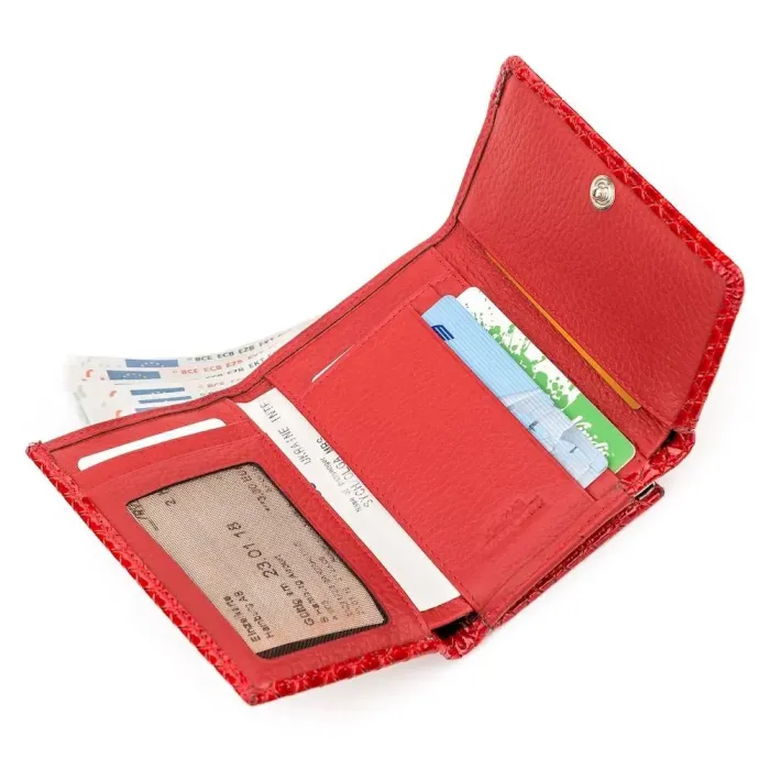 Гаманець жіночий KARYA 17159 шкіряний Червоний