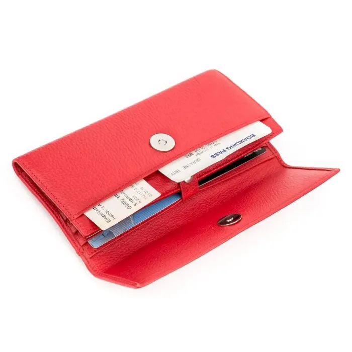 Гаманець жіночий KARYA 17161 шкіряний Червоний