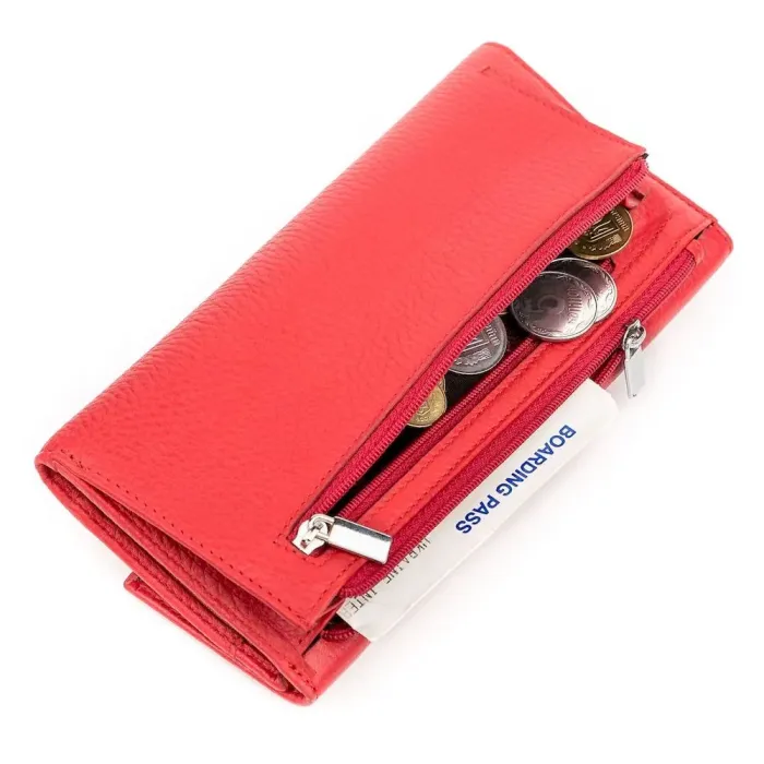 Гаманець жіночий KARYA 17161 шкіряний Червоний