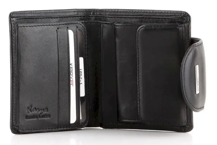 Кошелек женский KARYA 17162 кожаный Черный