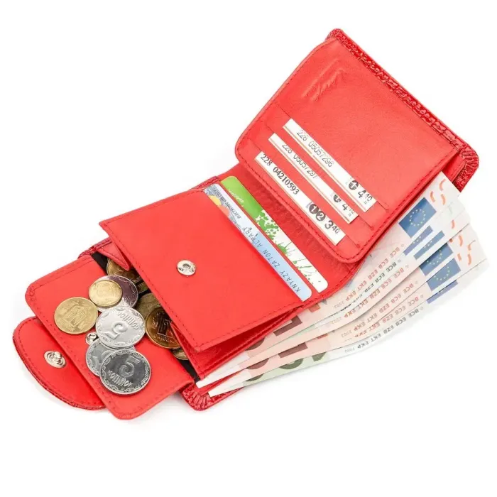 Гаманець жіночий KARYA 17163 шкіряний Червоний