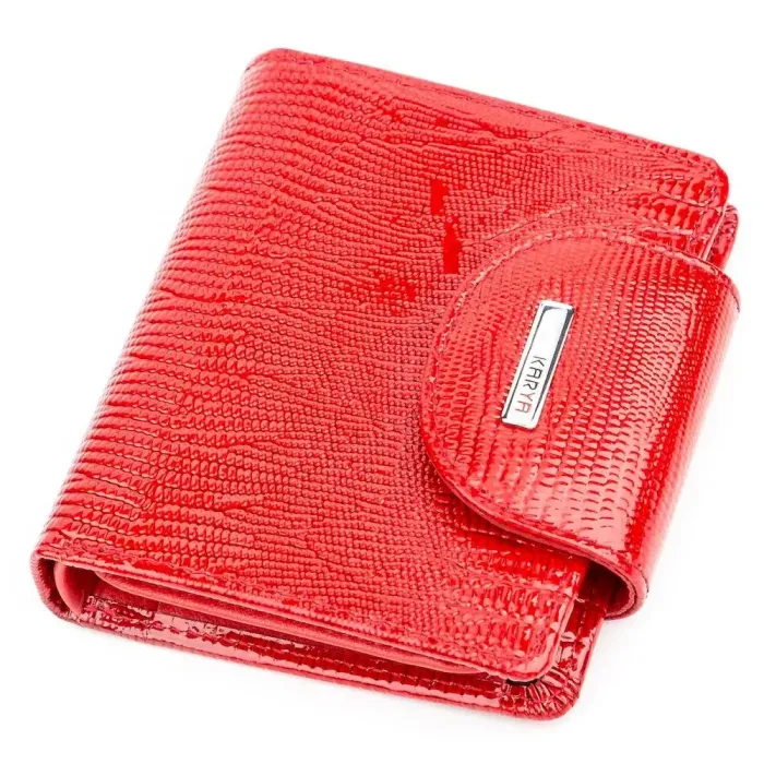 Гаманець жіночий KARYA 17163 шкіряний Червоний