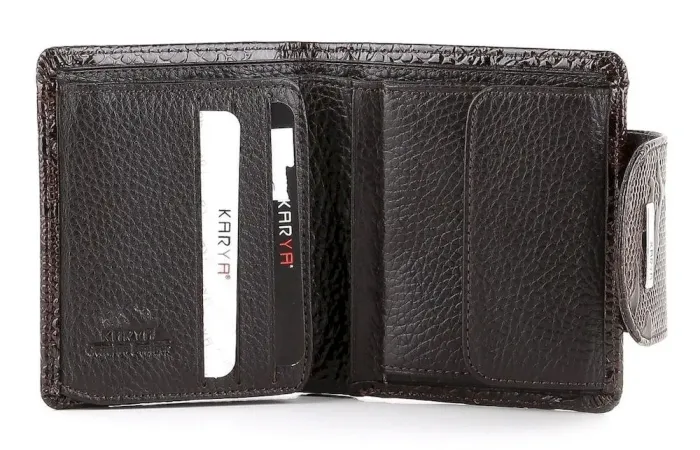 Кошелек женский KARYA 17165 кожаный Коричневый