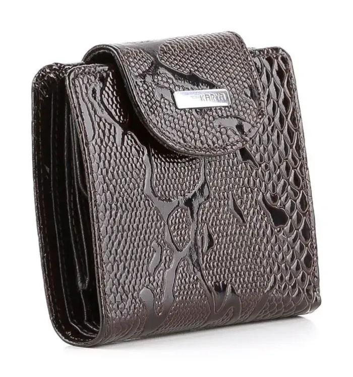 Кошелек женский KARYA 17165 кожаный Коричневый