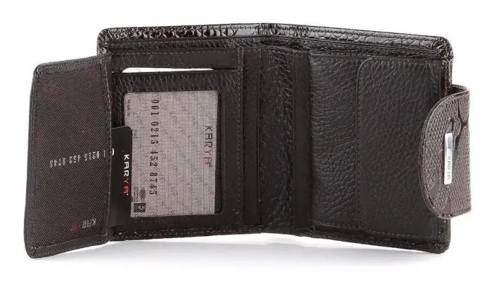 Кошелек женский KARYA 17165 кожаный Коричневый