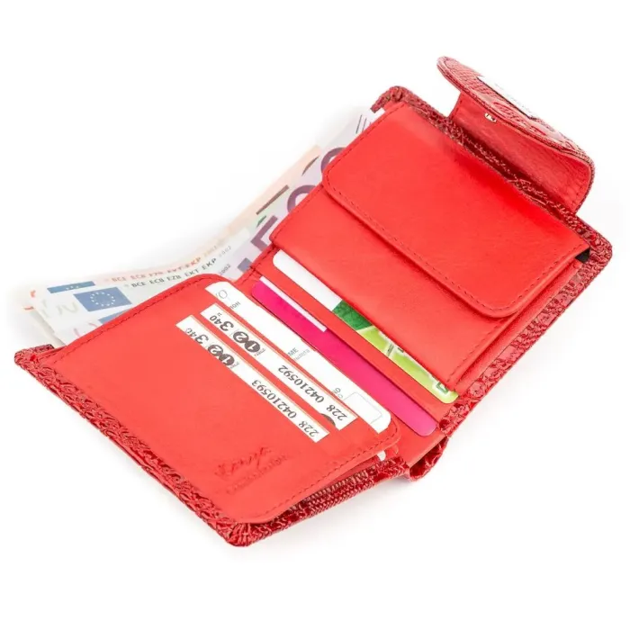 Гаманець жіночий KARYA 17166 шкіряний Червоний