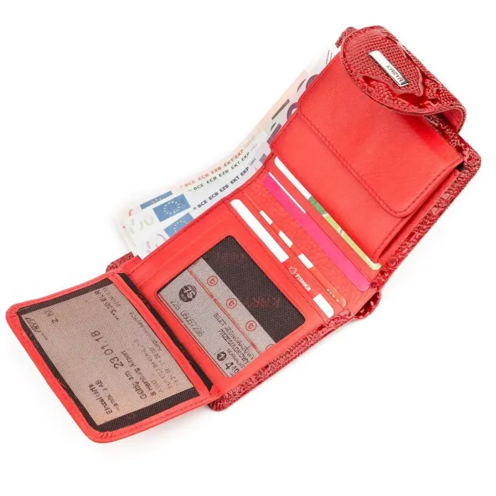 Гаманець жіночий KARYA 17166 шкіряний Червоний