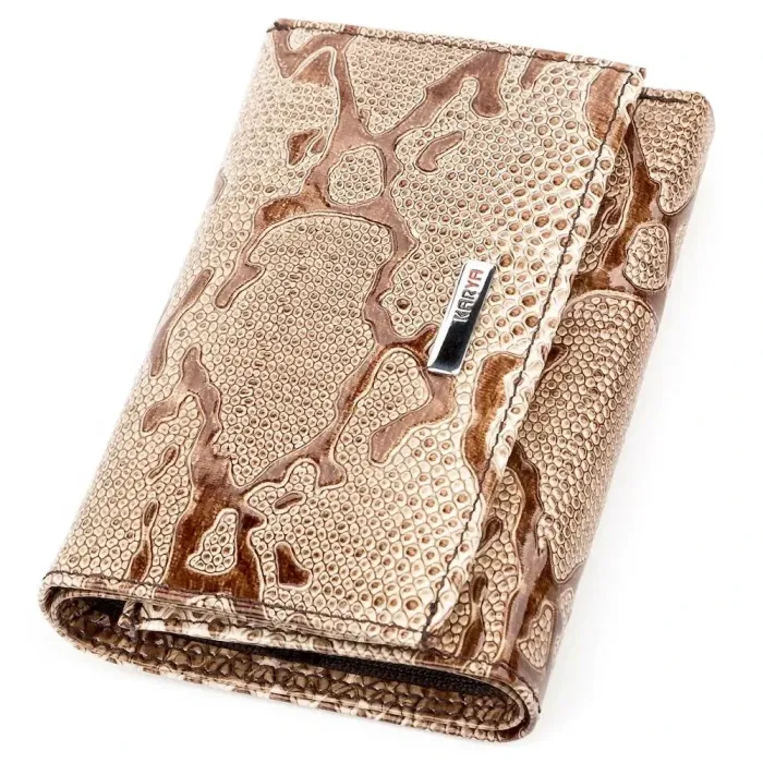 Гаманець жіночий KARYA 17170 шкіряний Бежевий