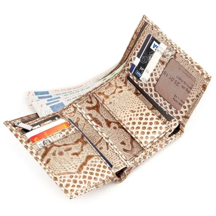 Гаманець жіночий KARYA 17170 шкіряний Бежевий