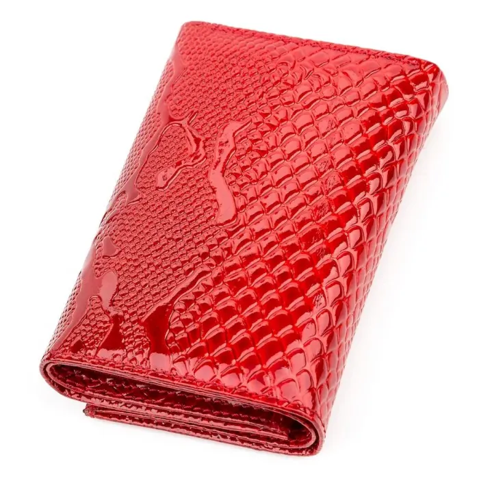 Гаманець жіночий KARYA 17171 шкіряний Червоний