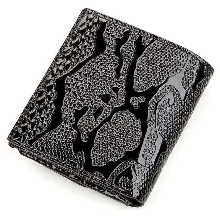 Гаманець жіночий KARYA 17179 шкіряний Чорний